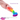 7.67in Silicone Rainbow Soft Dildo For Gay LGBT Anal Vaginal Breasts Strap ons Dildo