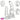 5.3in 7.48in TPE Dual Heads Clear Knot Monster Dildo With Anal Beads Toy