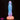 8.66in Mushroom Head Silicone Soft Glowing Luminous Knot Dildo Massager