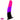 8.27in Silicone Rainbow Soft Big Hands-Free Sex Play Dildo Minimalist Pleaser