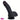 7.48in 9.84in Realistic Ebony Silicone Soft Male Dildo Friendly Flexible Dildo