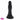 9.06in Alien Silicone Soft Big Black Dildo For G-Spot Couples Stimulation