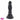 9.06in Alien Silicone Soft Big Black Dildo For G-Spot Couples Stimulation