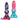 9.4in Animal Bundle Knot Big Silicone Soft Dildo Clitoral Masturbation Appliance