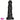7.87in Fantasy Black Spiked Male Dildo For Stimulation For Hands-free Play