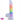 8.46in Silicone Rainbow Soft Crystal Clear Jelly Female Dildo Pleasure Product