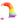 6.89in Body-Safe Silicone Rainbow Soft Realistic Harness Compatible Dildo