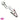8.07in Glass Clear Spiked Big Double Sided Dildo For Expansion Masturbator