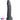 8.66in Real Silicone Soft Ebony Big Dildo For Adult G-Spot Female Beginners