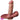 7.08in Fantasy Realistic Strap on Silicone Dual Layer Dildo Glans Penis Toy