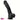 9.4in Realistic Texture Solid Black Silicone Soft Big Dildo Male Couple Toy