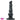 8.97in Dog Knot Black PVC Hands-Free Dildo For G-Spot Adult Pleasure Toy