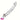 7.9in Clear Glass Double-Headed Penetration Dildo For Women Partners